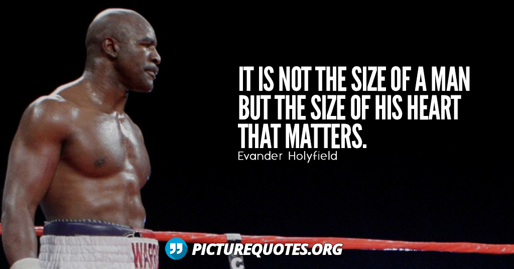 Evander Holyfield Quote